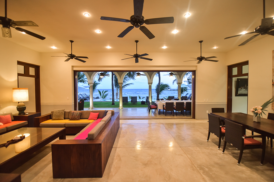 living room hacienda del mar